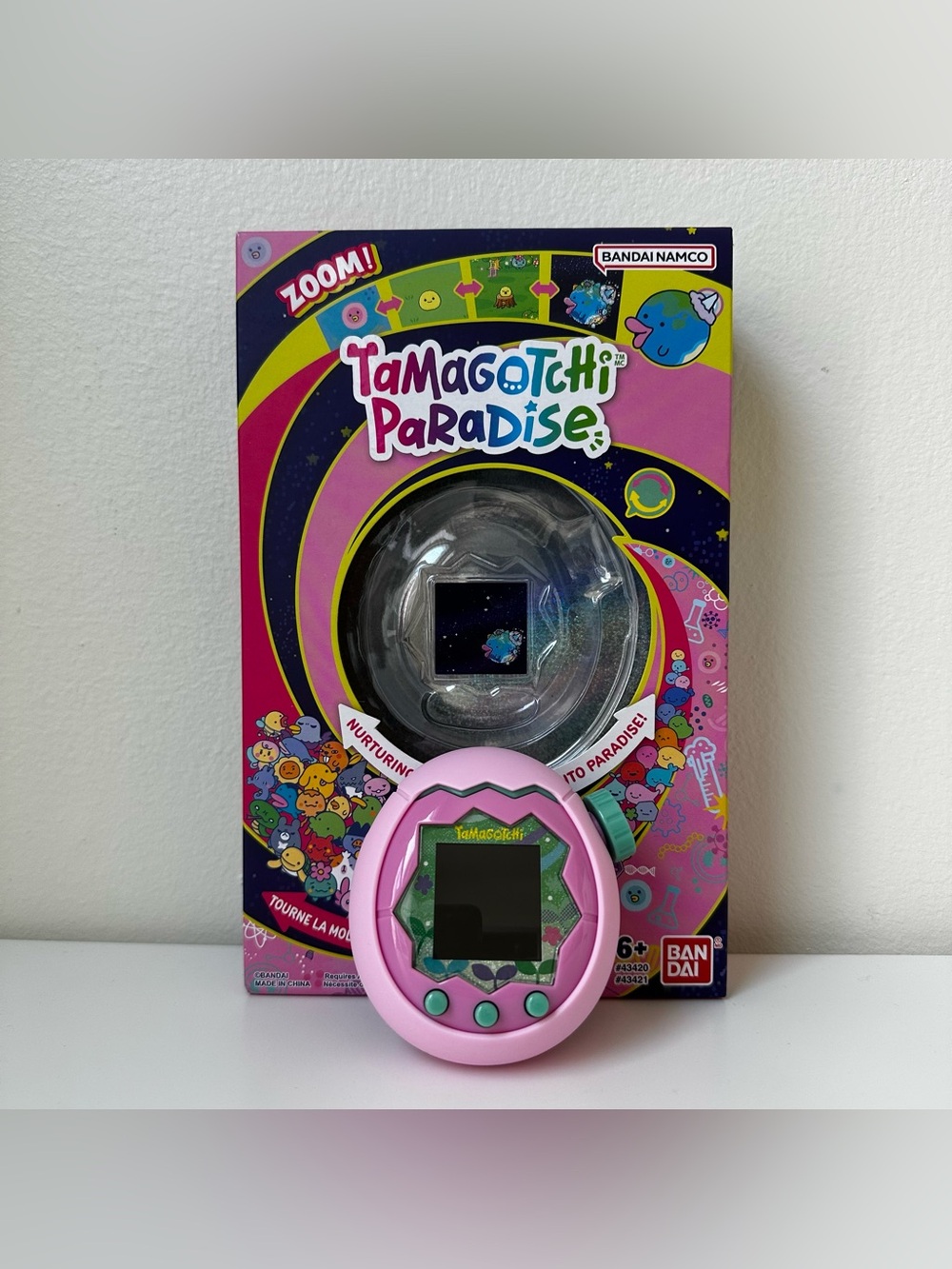Tamagotchi Paradise Pink Land with Case